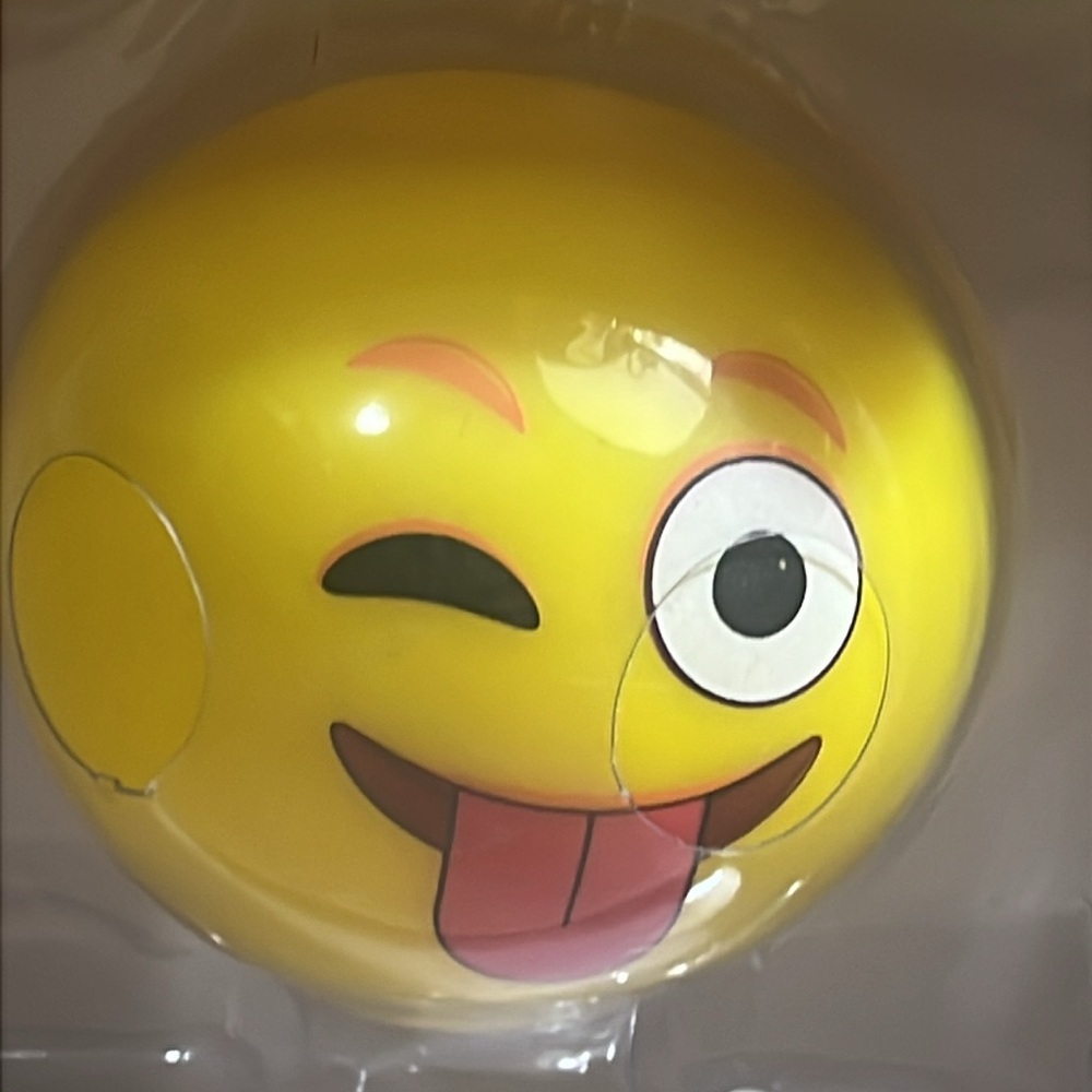 Emoji Stress Relief Ball NIB
